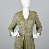 1990s Liancarlo Green Silk Women's 2 Piece Outfit
