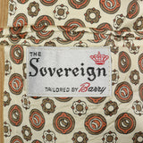Medium 1970s Tan 2Pc Suit