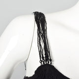 1990s Armani Collezioni Black Tank Top