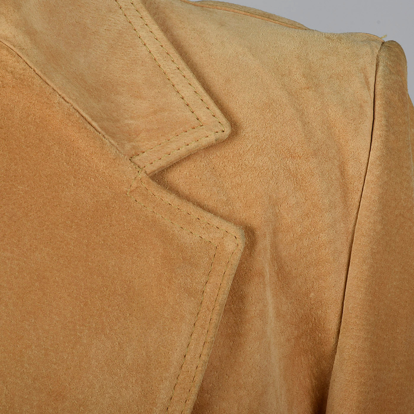 1970s Mens Brown Suede Blazer