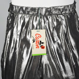 1980s Shiny Silver Lamé Pants, Deadstock