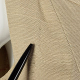 Small 1960s Tan Linen Shift Dress