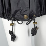 Sonia Rykiel Black Bubble Rain Coat
