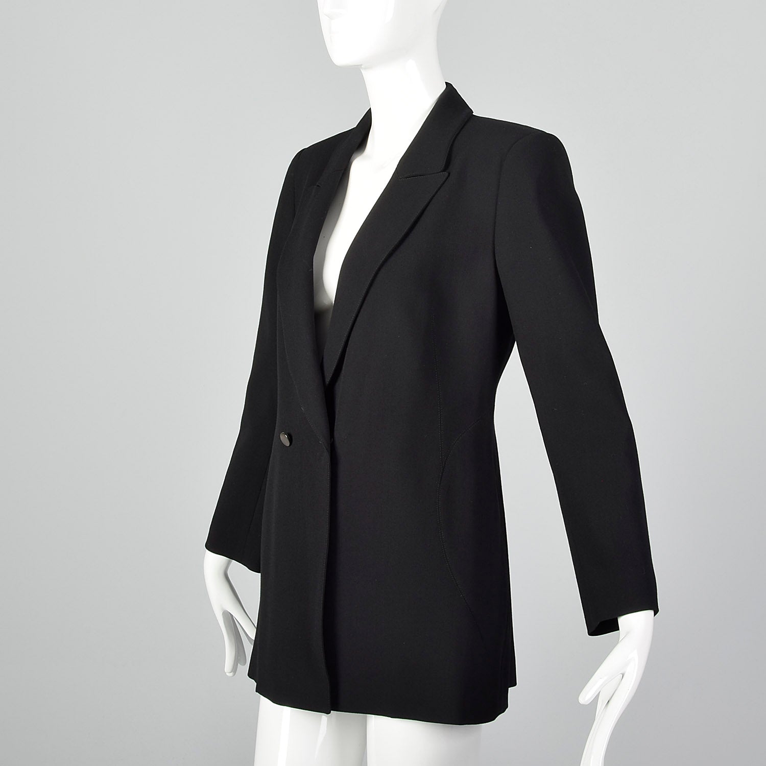 1980s Claude Montana Black Blazer