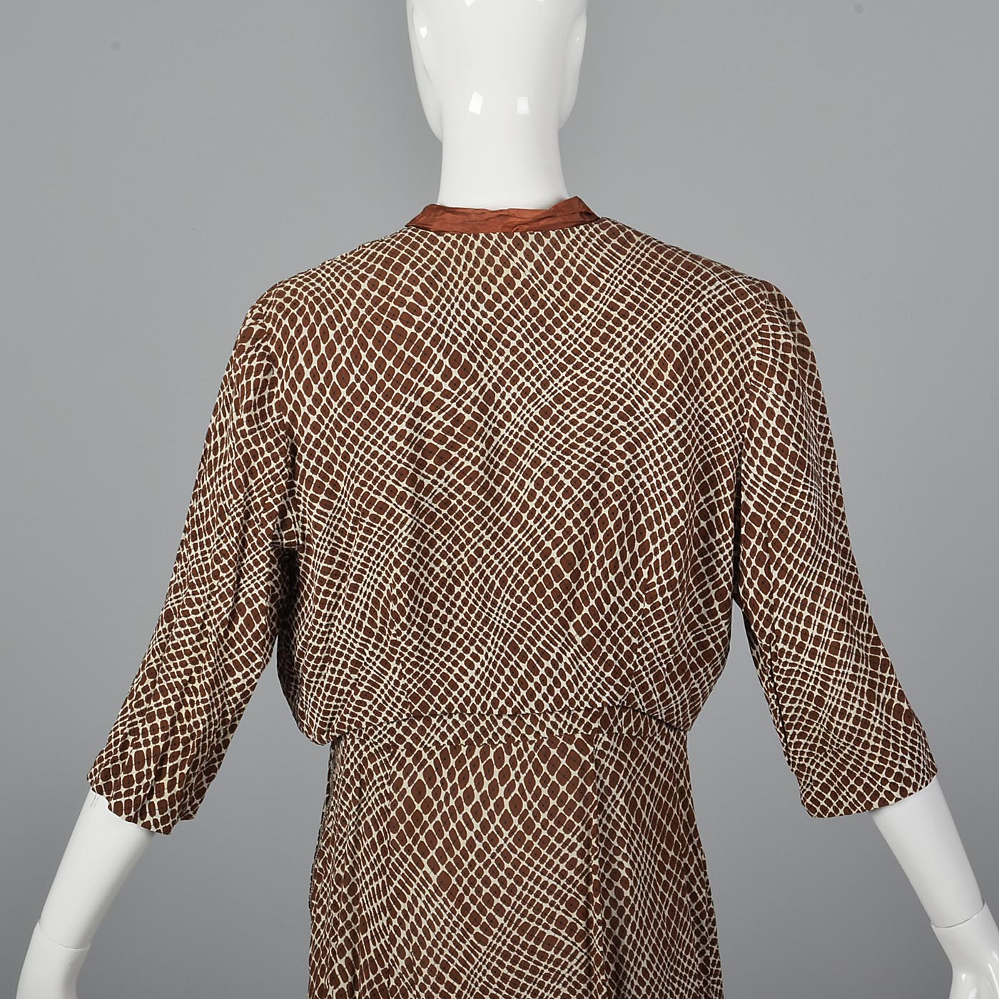 1930s Asymmetric Dress and Jacket Set