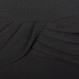 1990s Escada Black Pencil Skirt with Draped Detail