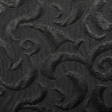 1960s Black Brocade Swing Dress