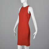 1990s Iconic Gianni Versace Couture Bright Red Mini Dress
