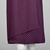 Medium 1960s Asymmetric Stripe Shift Dress