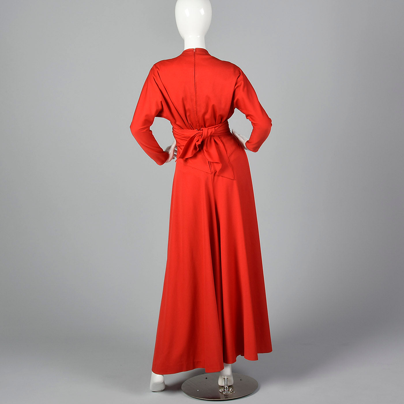 XS Pauline Trigere 1970s Red Two Piece Pant Set