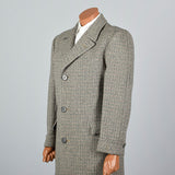 1950s Mens Tweed Overcoat