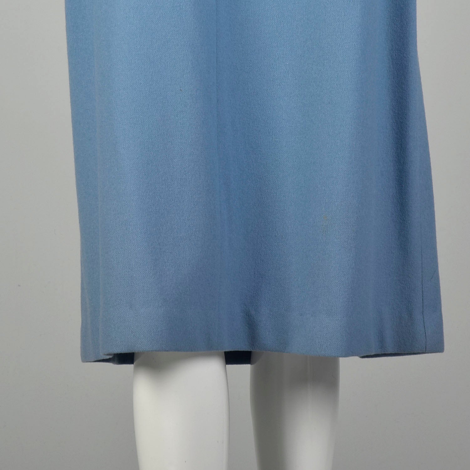 Small 1950s Blue Wool Skirt Suit Dolman Sleeve Theatre Costume Damaged As Is Set