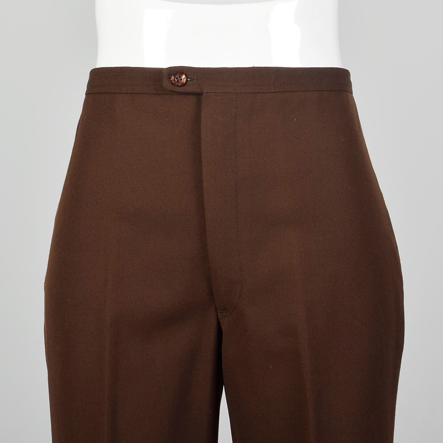 Small 1970s Brown Wide Leg Pants