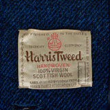 1950s Blue and Black Tweed Coat