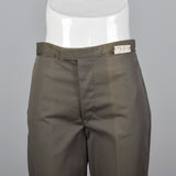 1960s Gray Sanforized Cotton Pants