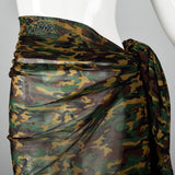 Jean Paul Gaultier Camo Mesh Wrap