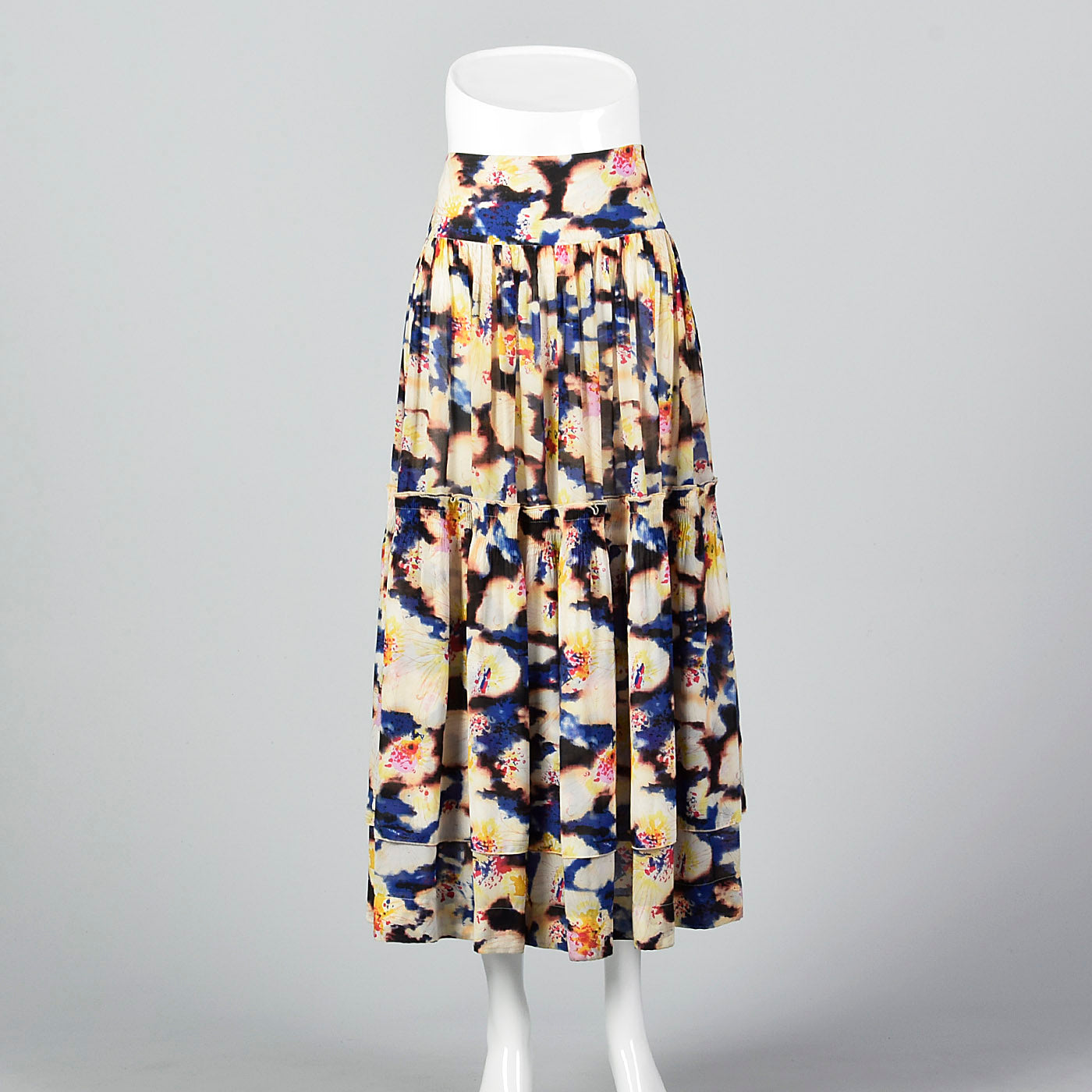 1990s Diane Von Furstenberg Peasant Skirt