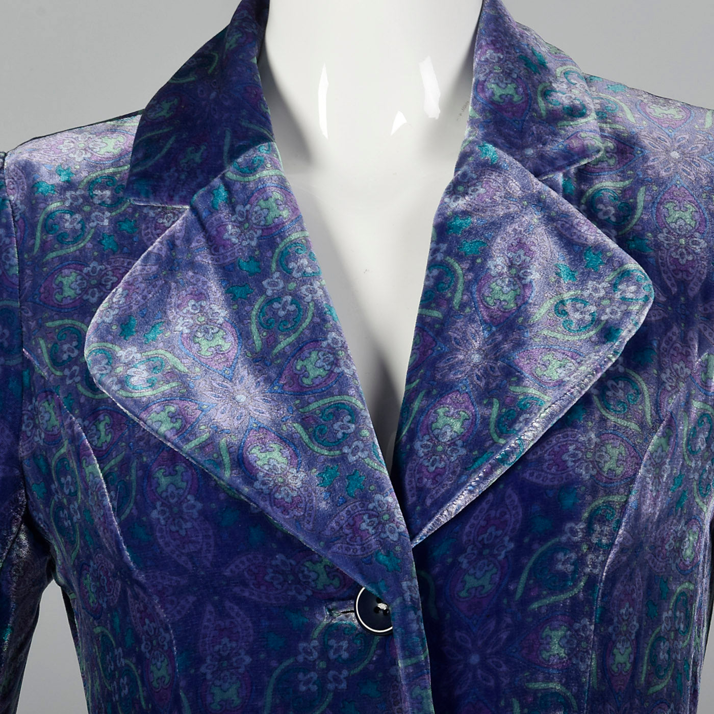 2000s Purple Velvet Coat