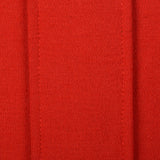 1970s Red Shift Dress with Drop Waist