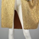 1960s Metallic Gold Cape