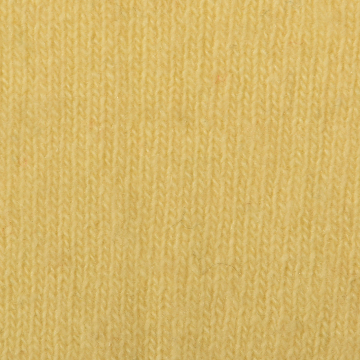 1950s Yellow Cashmere Cardigan with Floral Applique