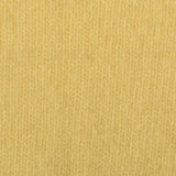 1950s Yellow Cashmere Cardigan with Floral Applique