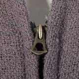 Small 1930s Gray Dress & Fur Trimmed Jacket Set