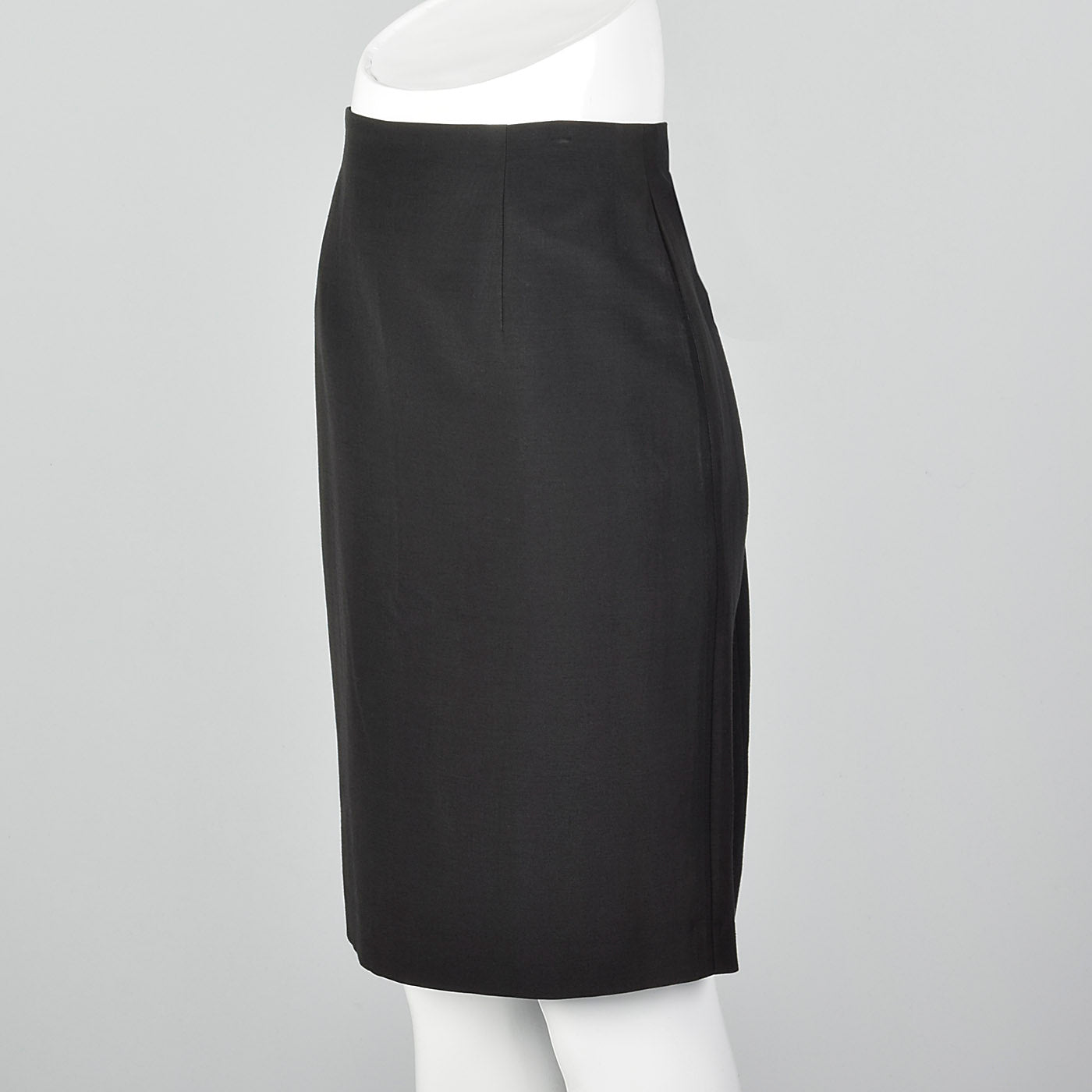 1990s Jil Sander Black Pencil Skirt
