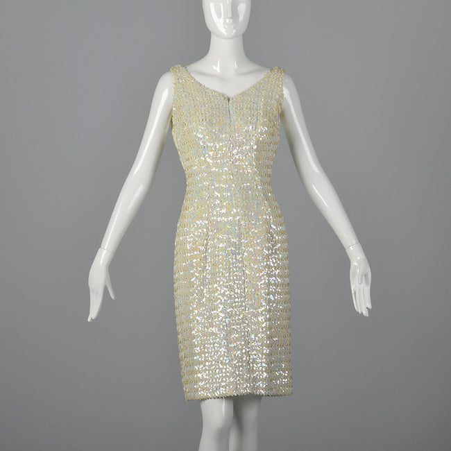 1950s Fredericks of Hollywood Iridescent Sequin Dress