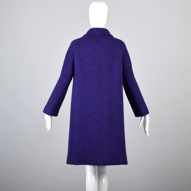 1960s Purple Tweed Coat