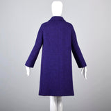 1960s Purple Tweed Coat
