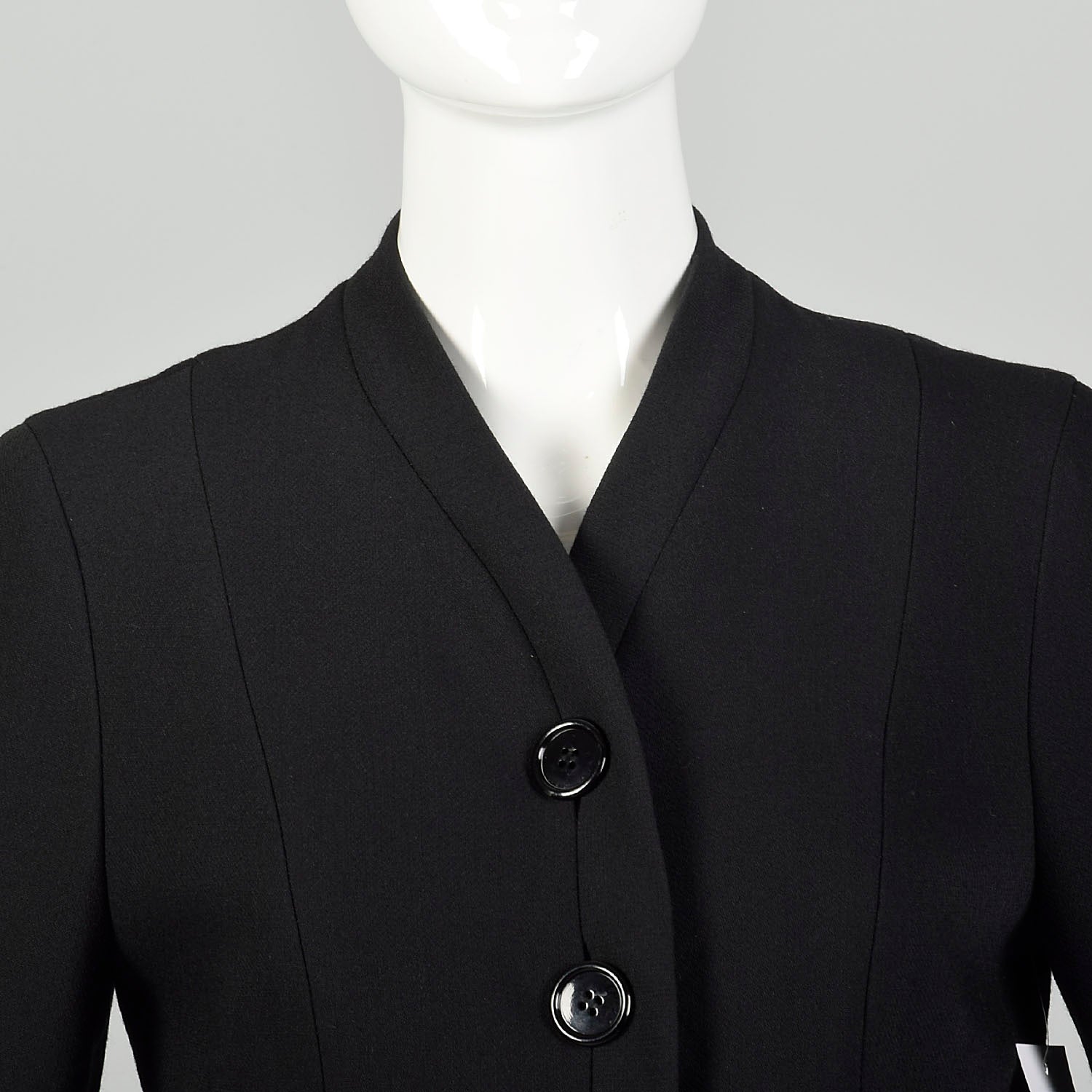 Small Charles Chang Lima Blazer Structural Minimalist Designer Black Jacket
