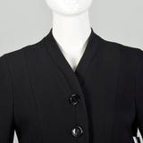 Small Charles Chang Lima Blazer Structural Minimalist Designer Black Jacket