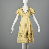 2000s Temperley Cream Dress with Beading