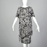 1980s Judith Anne Creations Beaded Two Piece Dress