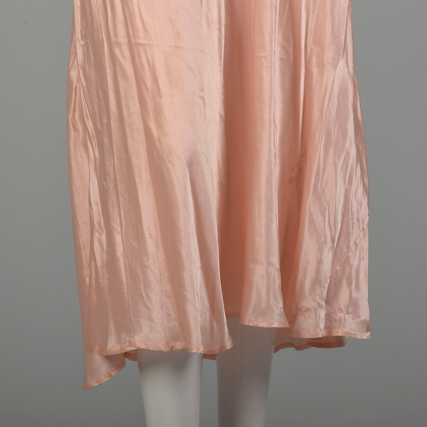 Small 1930s Pink Nightgown Vintage Lingerie Old Hollywood Glamour