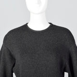 1970s Lilli Ann I. Magnin Gray Sweater Dress