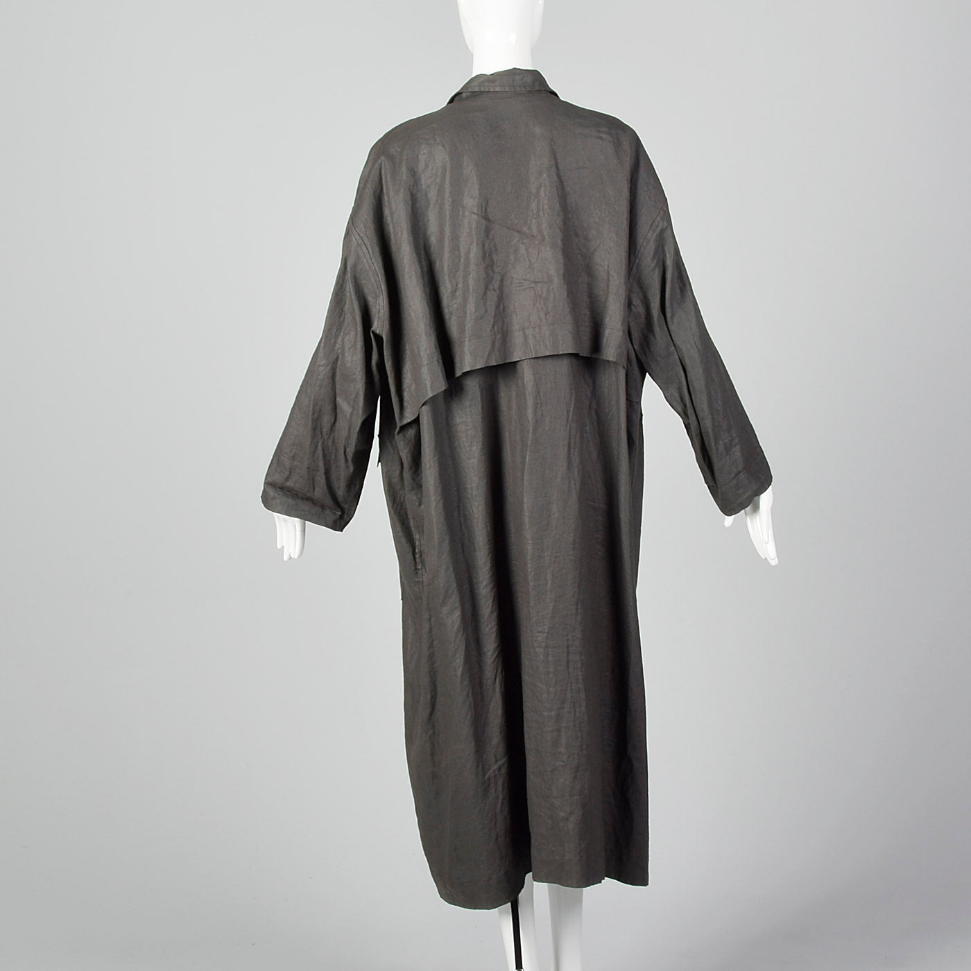 2000s Eskandar Gray Duster Coat