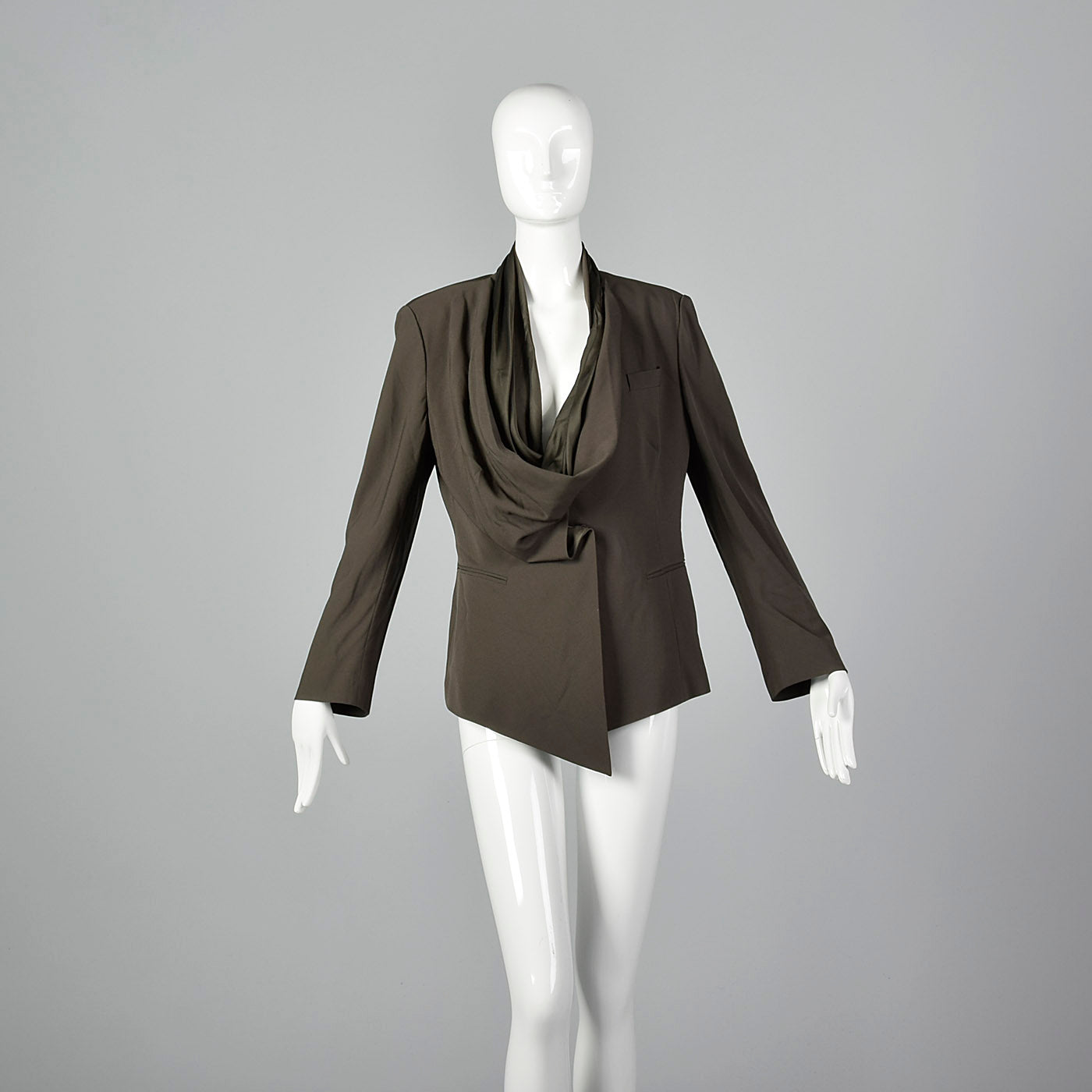 1980s Donna Karan Brown Blazer