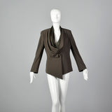1980s Donna Karan Brown Blazer