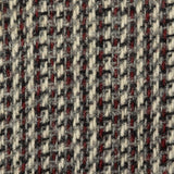 1950s Black and White Tweed Jacket with Red Stripe