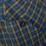 1950s Blue Plaid Cigarette Pants