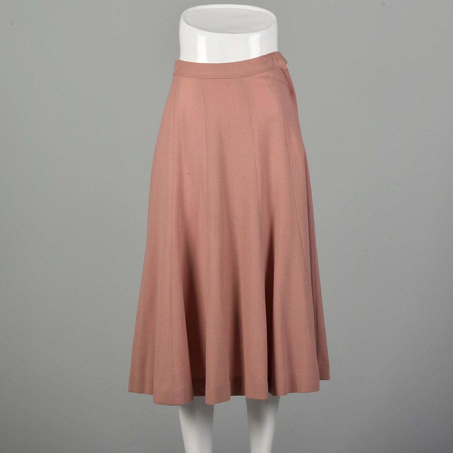 XS 1940s Dust Pink Skirt