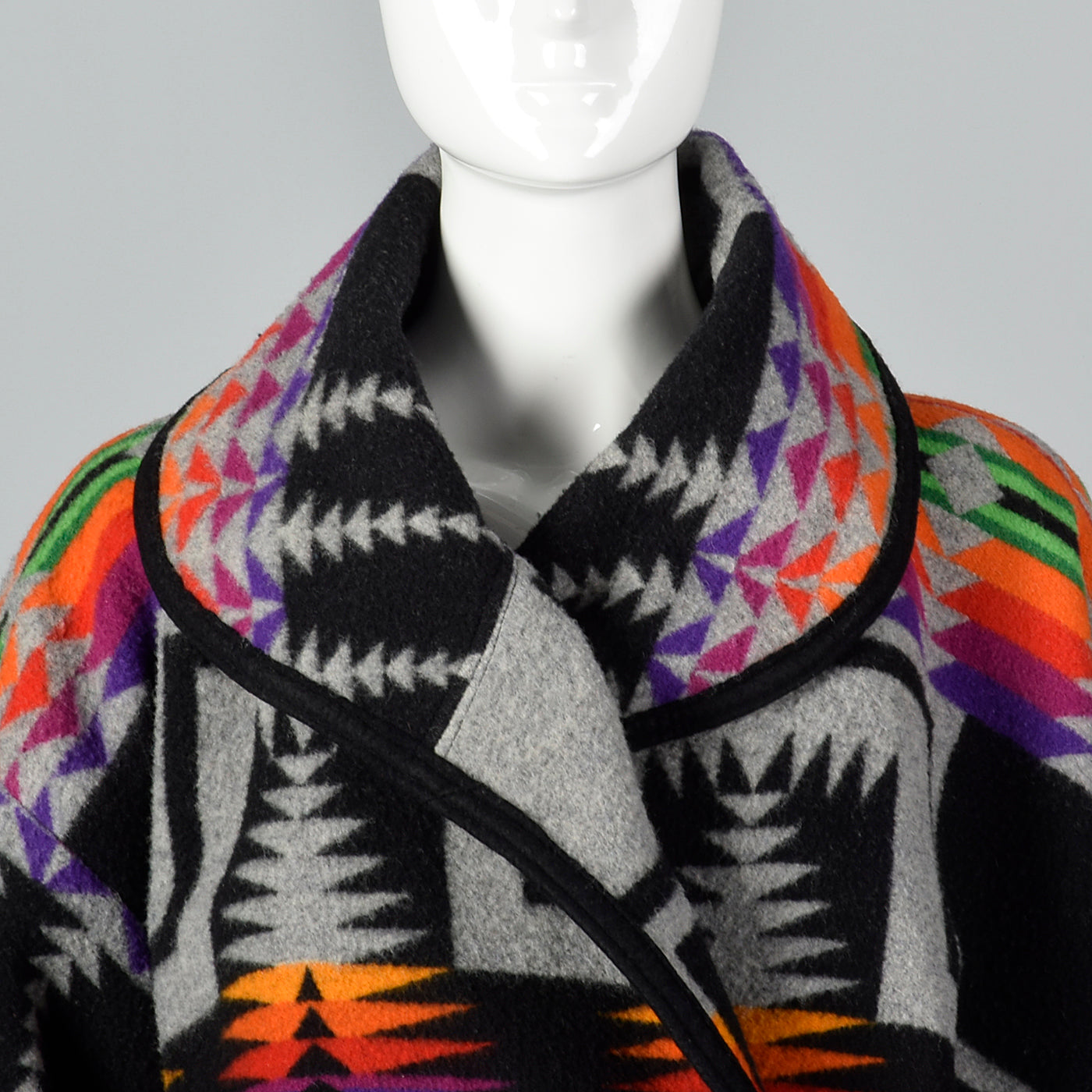 1970s Pendleton Beaver State Blanket Coat