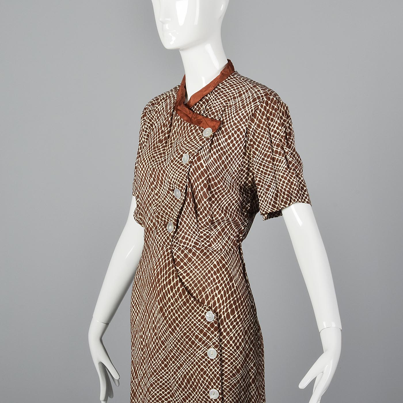 1930s Asymmetric Dress and Jacket Set