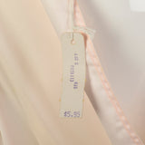 1940s Deadstock Pink Rayon Nightgown Vintage Boudoir Lingerie