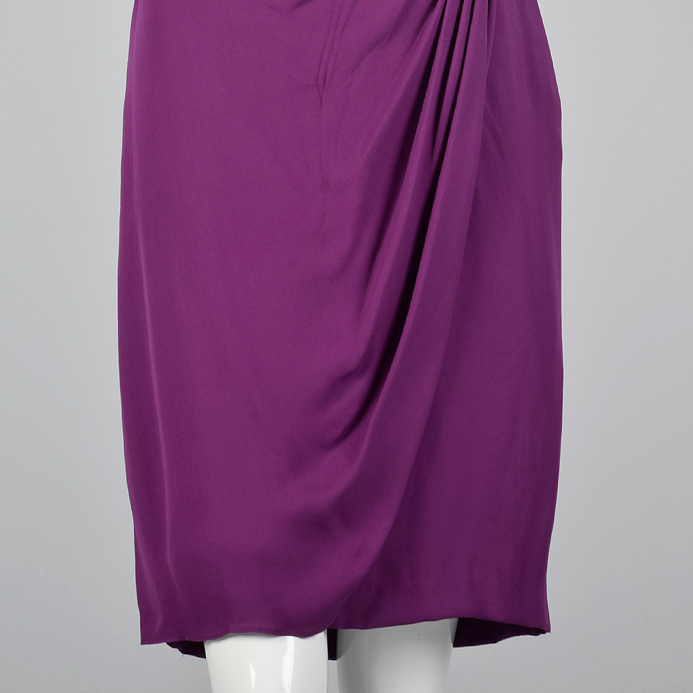 1990s Moschino Purple Silk Dress