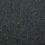 1960s Dark Green Herringbone Tweed Long Coat