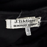 Small J. Tiktiner 1960s Black A Line Skirt