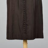 1950s Suzy Perette Dark Brown Wiggle Dress